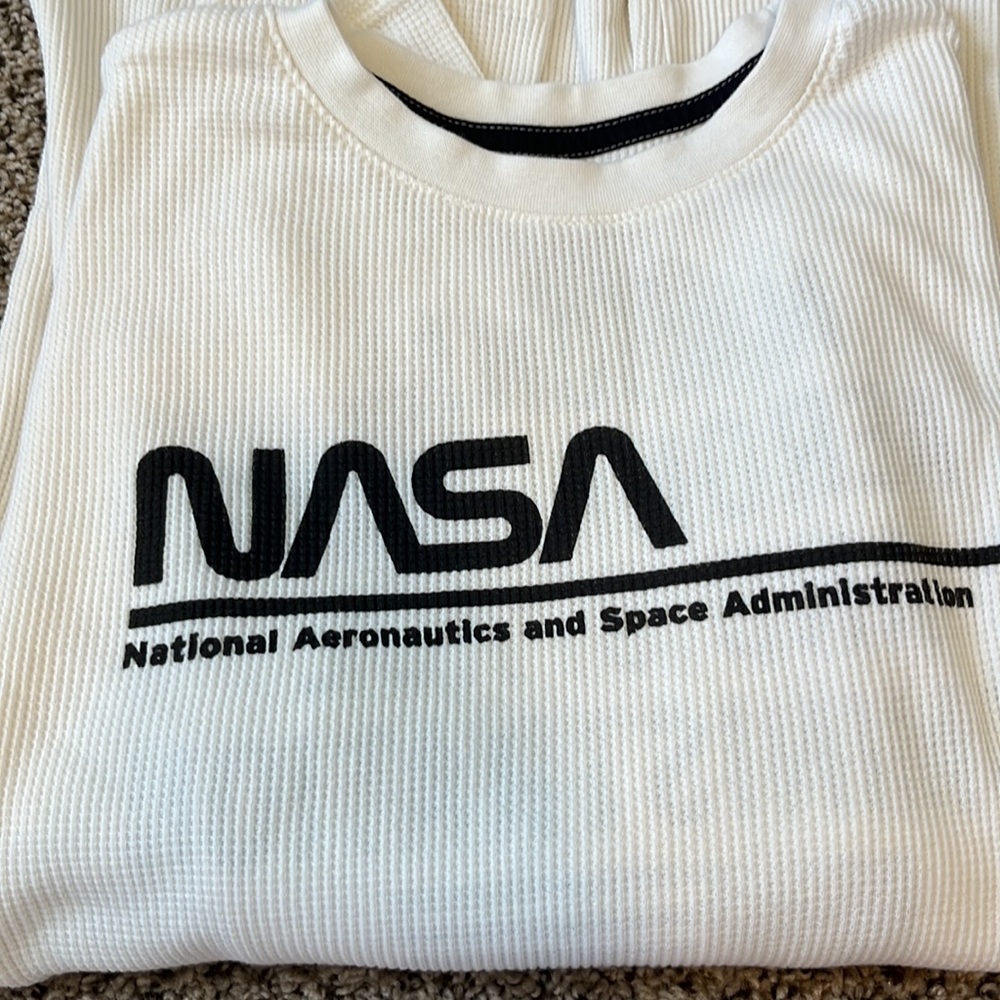 Thereabouts thermal long sleeve NASA shirt NWOT boys XL husky